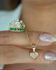SET 15 AÑOS CAD + DIJE + ANILLO OrolaminadoLuxus