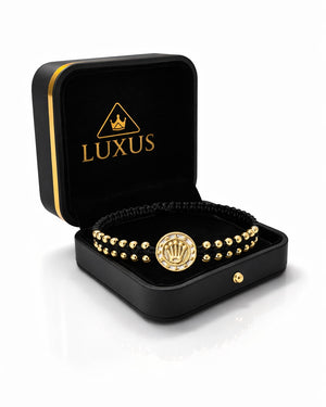 BRAZALETE DOBLE CARRIL ROLEX 3 MM NEGRO 5921 Oro laminado Luxus