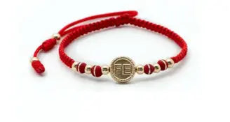 BRAZALETE MACRAME FE B4MM : 3637 OrolaminadoLuxus