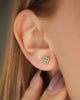 TOPO FLOR TRÉBOL SMALL VERDE ESMERALDA 5408 OrolaminadoLuxus