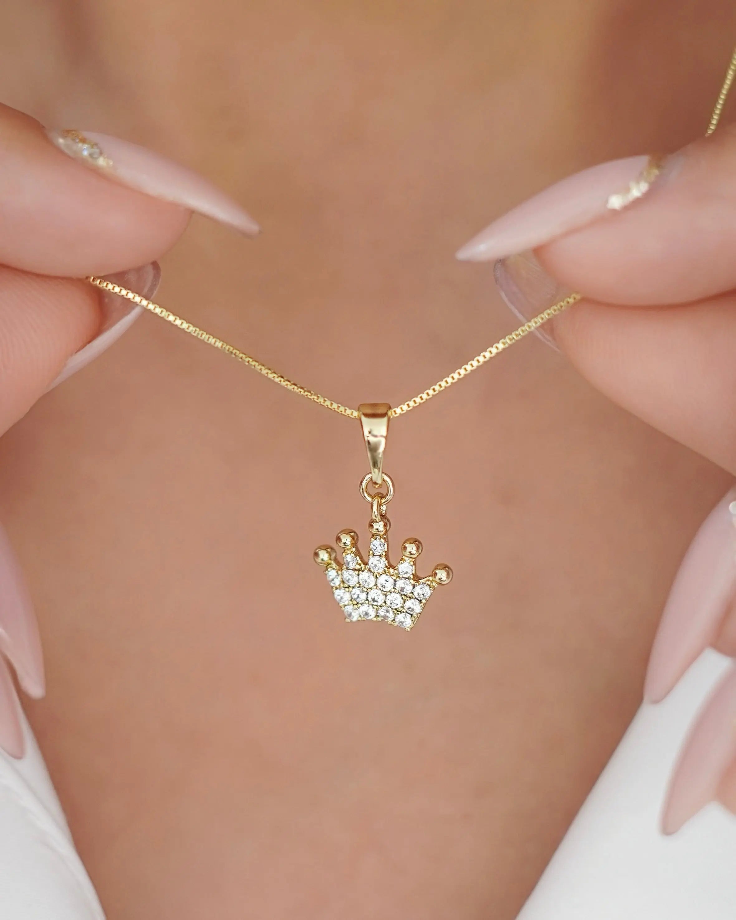 DIJE CORONA CRISTAL SWAROVSKI  4724 OrolaminadoLuxus
