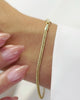 PULSERA CUBANA CONTINUA 3MM 18CM 4738 OrolaminadoLuxus