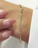 PULSERA CUBANA 2MM 17CM  4735 OrolaminadoLuxus