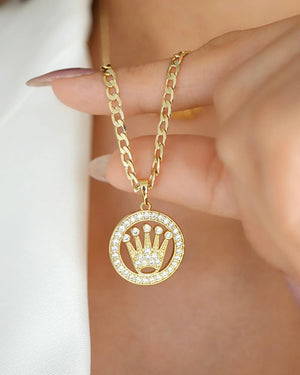 DIJE ROLEX CRISTAL GOLD 1.9CM 5409 OrolaminadoLuxus