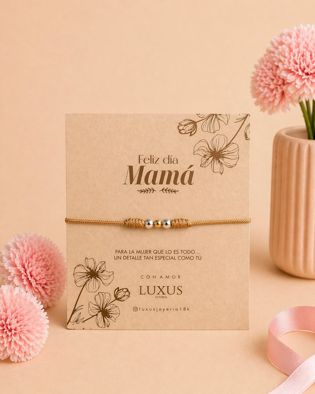 HILO LOVE MAMÁ 6205 Oro laminado Luxus