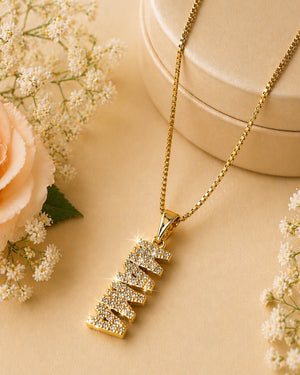 DIJE MAMÁ SWAROVSKI 6207 Oro laminado Luxus