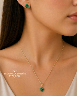 SET ESMERALDA SUBLIME 6214 Oro laminado Luxus