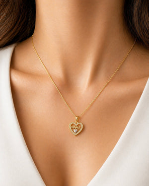 SET CORAZÓN DE MAMÁ 6216 Oro laminado Luxus