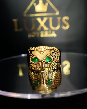 ANILLO BUHO 6069 Oro laminado Luxus
