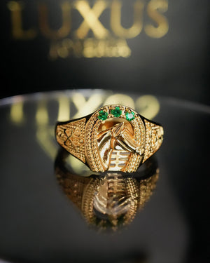 ANILLO CABALLO 6084 Oro laminado Luxus