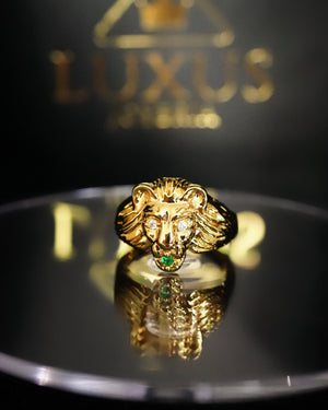 ANILLO LEON 6089 Oro laminado Luxus
