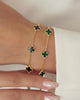 PULSERA SIX TRÉBOL  4838 18CM OrolaminadoLuxus