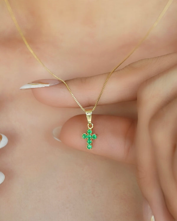 DIJE CRUZ VERDE MINI 4988