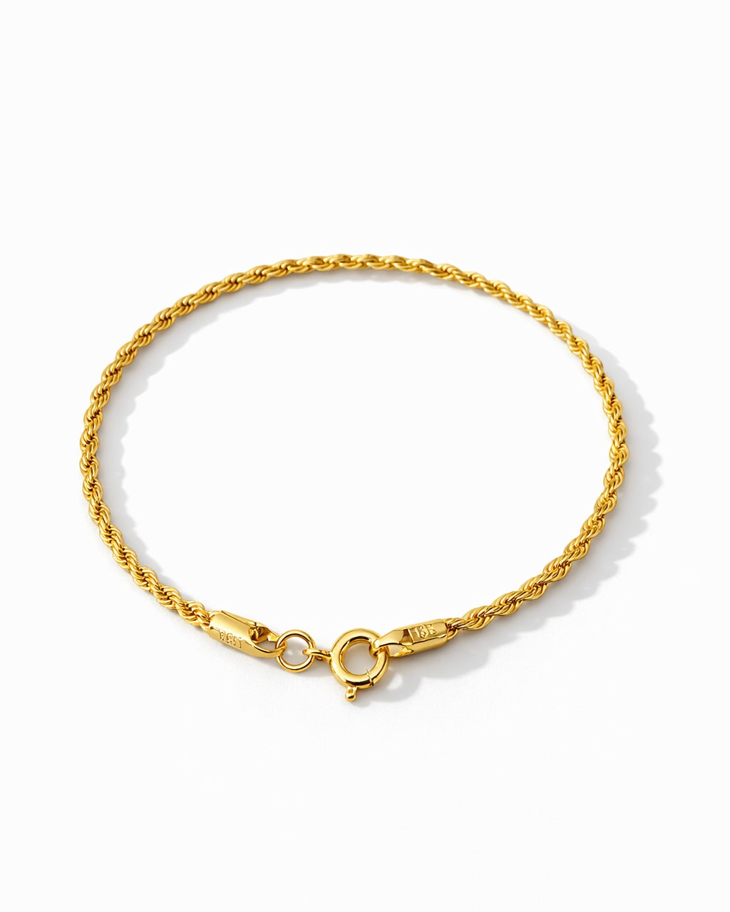PULSERA LAZO 2.5MM 18CM 6057 Oro laminado Luxus