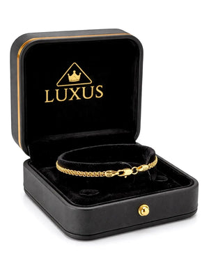 PULSERA TEJIDO CHINO 3MM 18CM 6058 Oro laminado Luxus