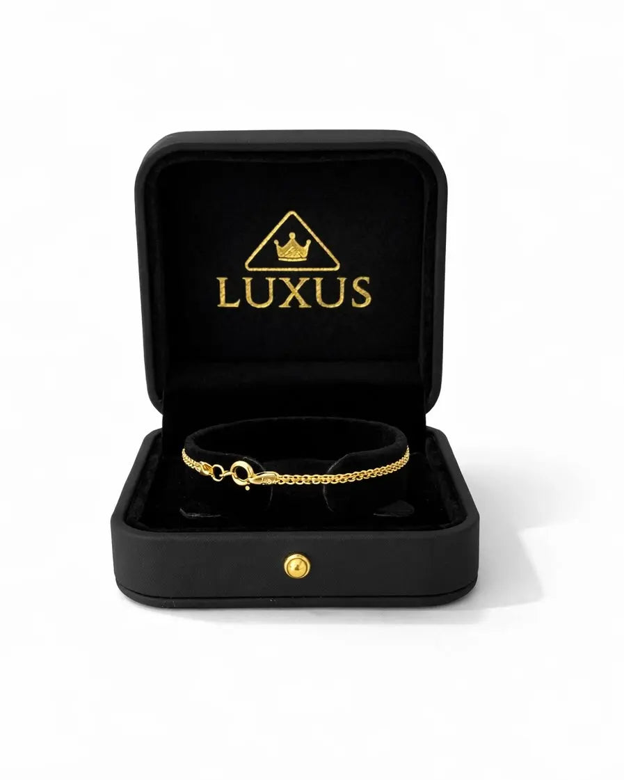 PULSERA TEJIDO CHINO 2.5MM 18CM  6050 Oro laminado Luxus