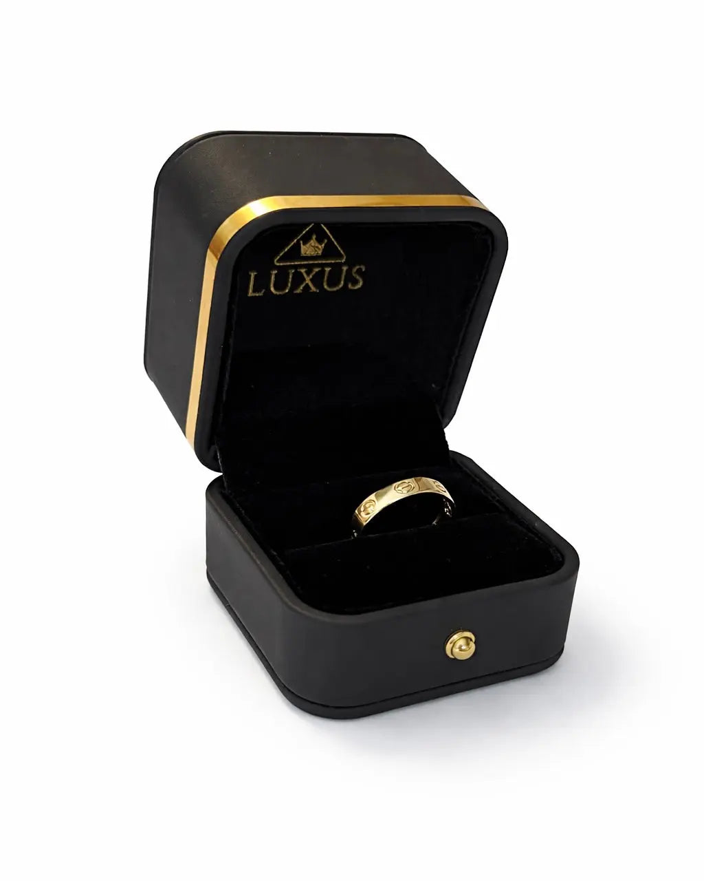 ANILLO TIPO CARTIER 4MM  6111 Oro laminado Luxus