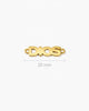 HERRAJE DIOS 19MM 5MM 6104 Oro laminado Luxus