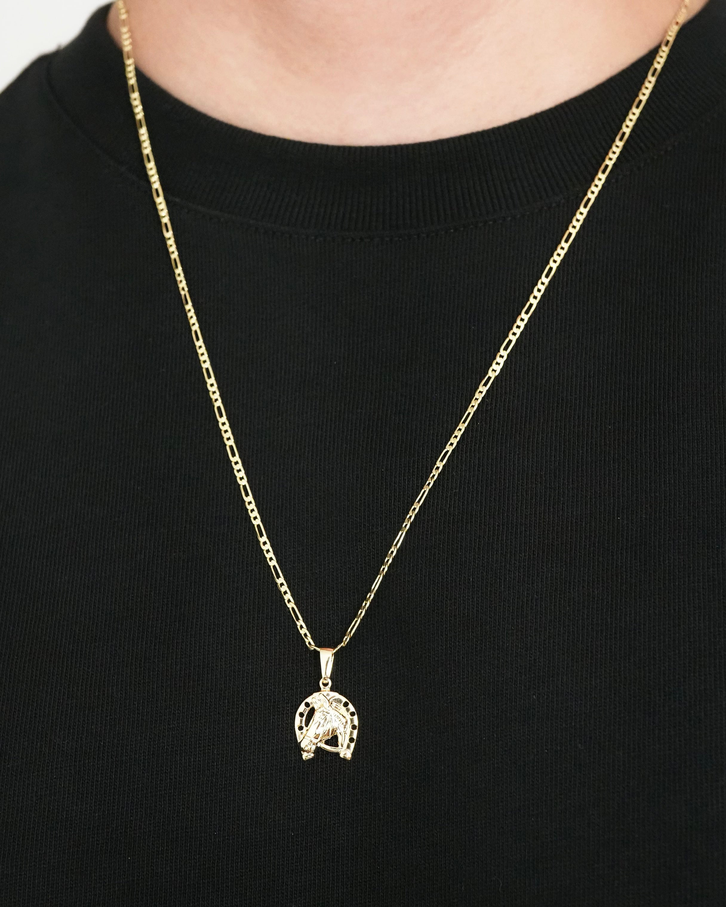 AHORRA EN SET CADENA CARTIER + DIJE HERRADURA DE CABALLO ID 4907