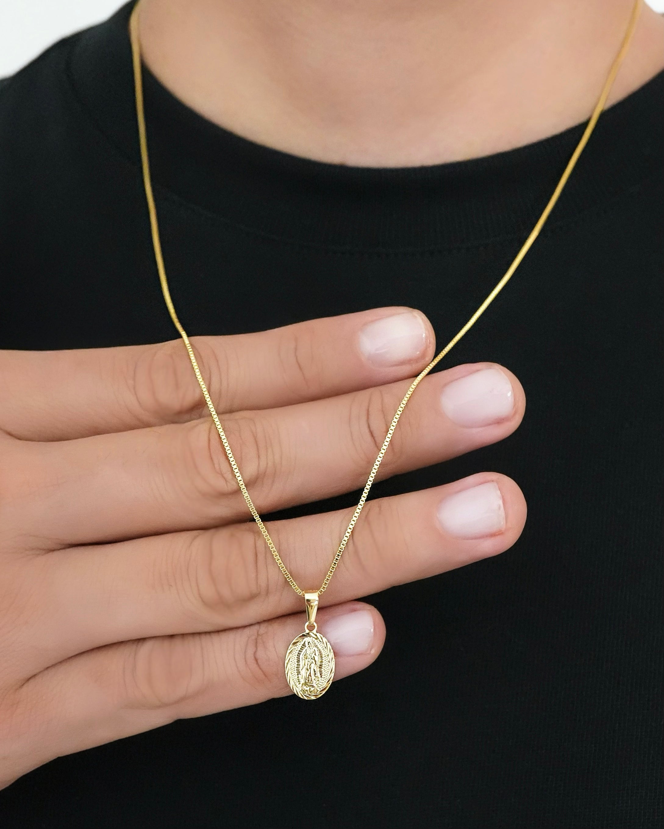 DIJE VIRGEN GUADALUPE 12 Mm 4892 OrolaminadoLuxus