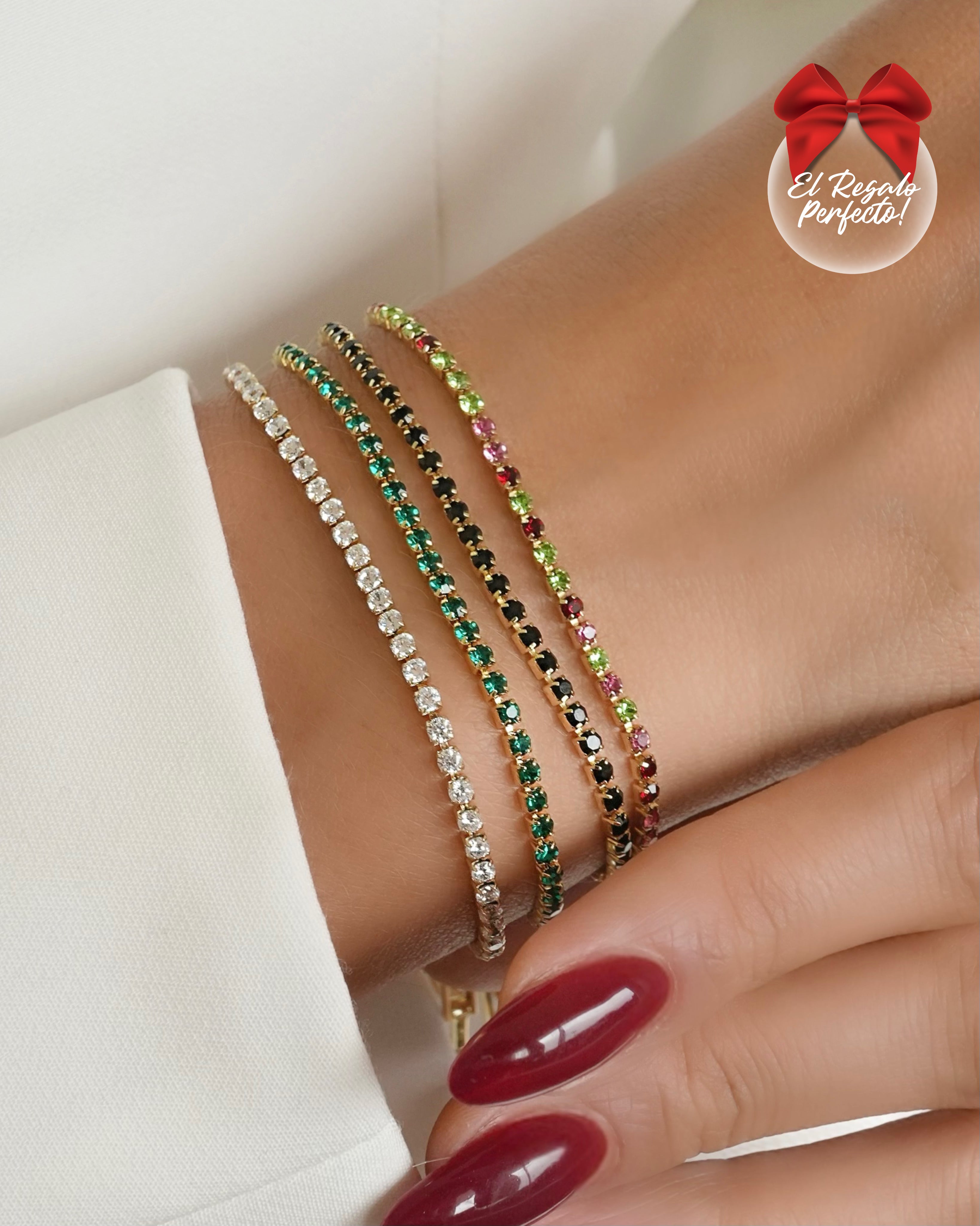 PULSERA TENIS 2,5 mm 17 + 2 CM