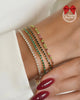 PULSERA TENIS 2,5 mm 17 + 2 CM OrolaminadoLuxus