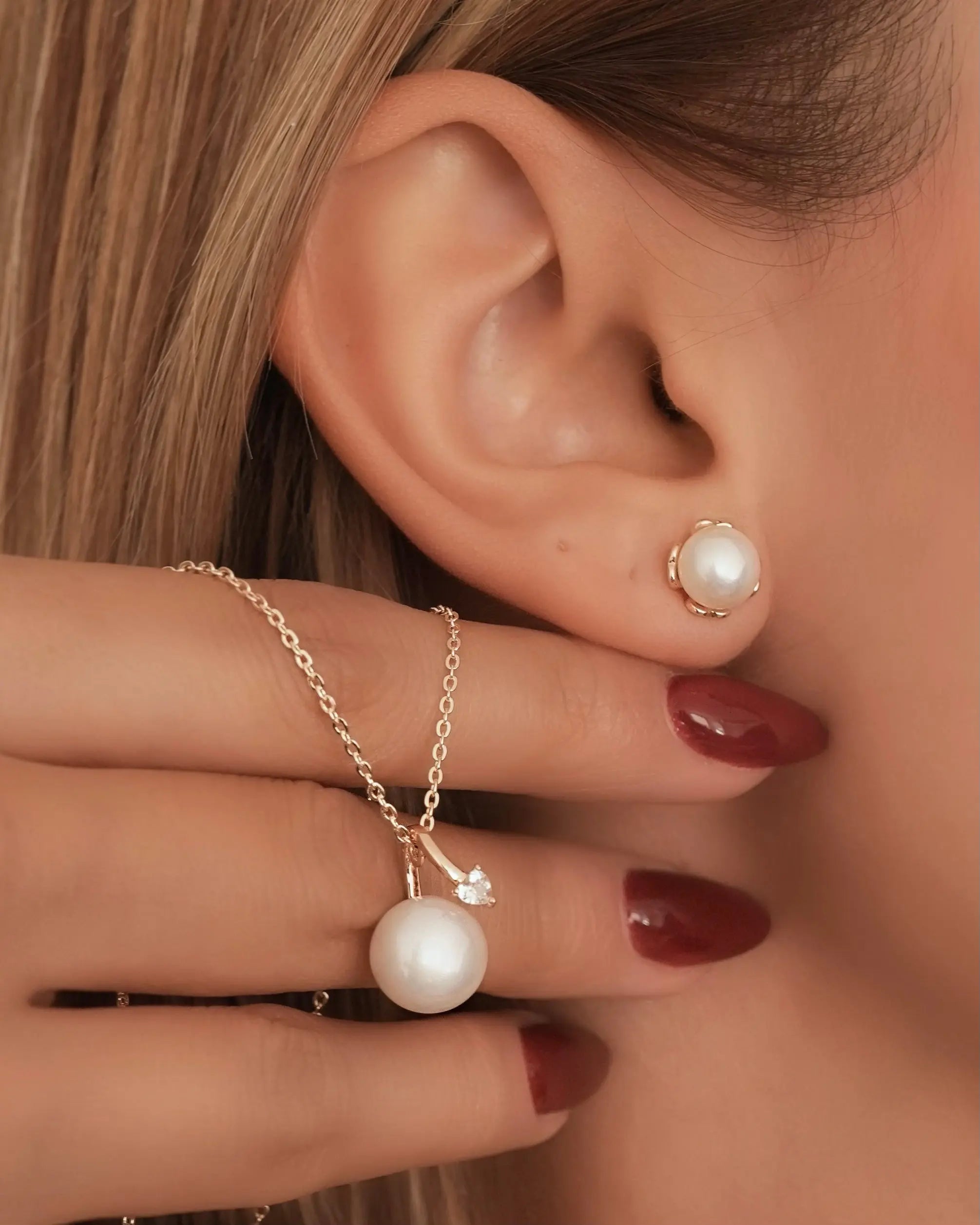 SET PERLAS DE SEDA ROSE 4913 OrolaminadoLuxus