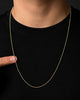 CADENA MILITAR 1.3MM 60CM  6257 Oro laminado Luxus