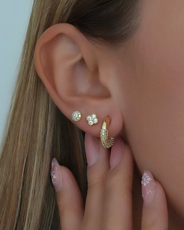 AHORRA EN SET TRIO ARETES BRILLO ETERNO ID 4997