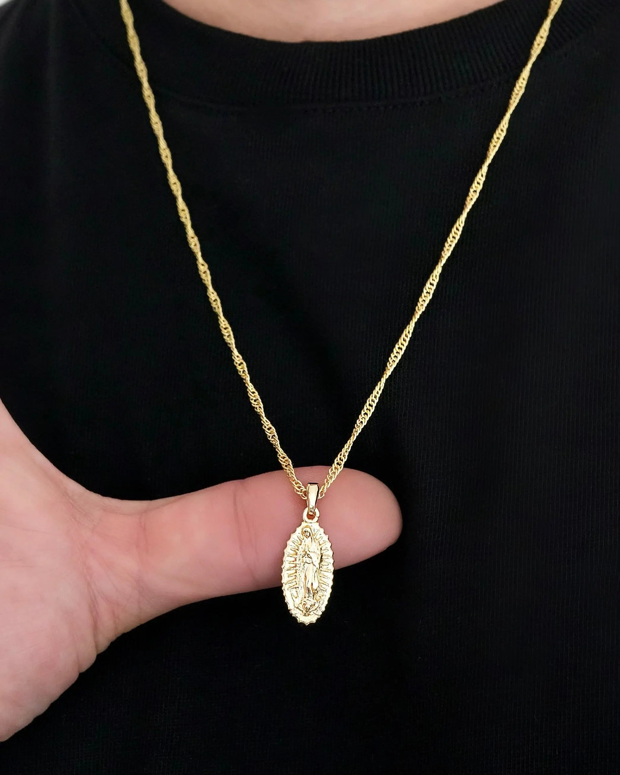DIJE VIRGEN GUADALUPE TALLADA 4972 OrolaminadoLuxus