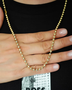 Combos Cadena Militar 3.5 mm – 65 cm en Oro Laminado 18k OrolaminadoLuxus