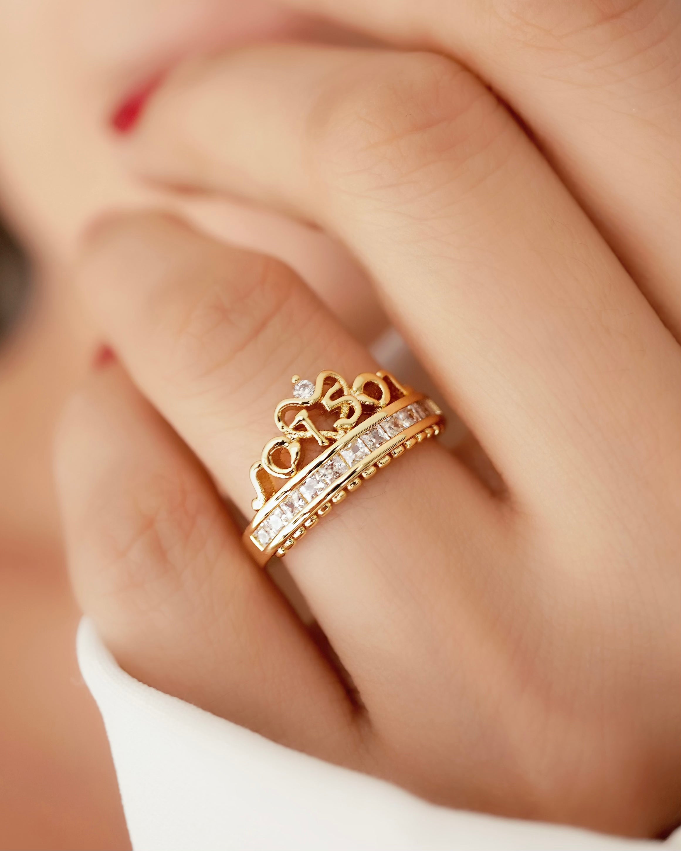 ANILLO 15 AÑOS CRISTAL 5528