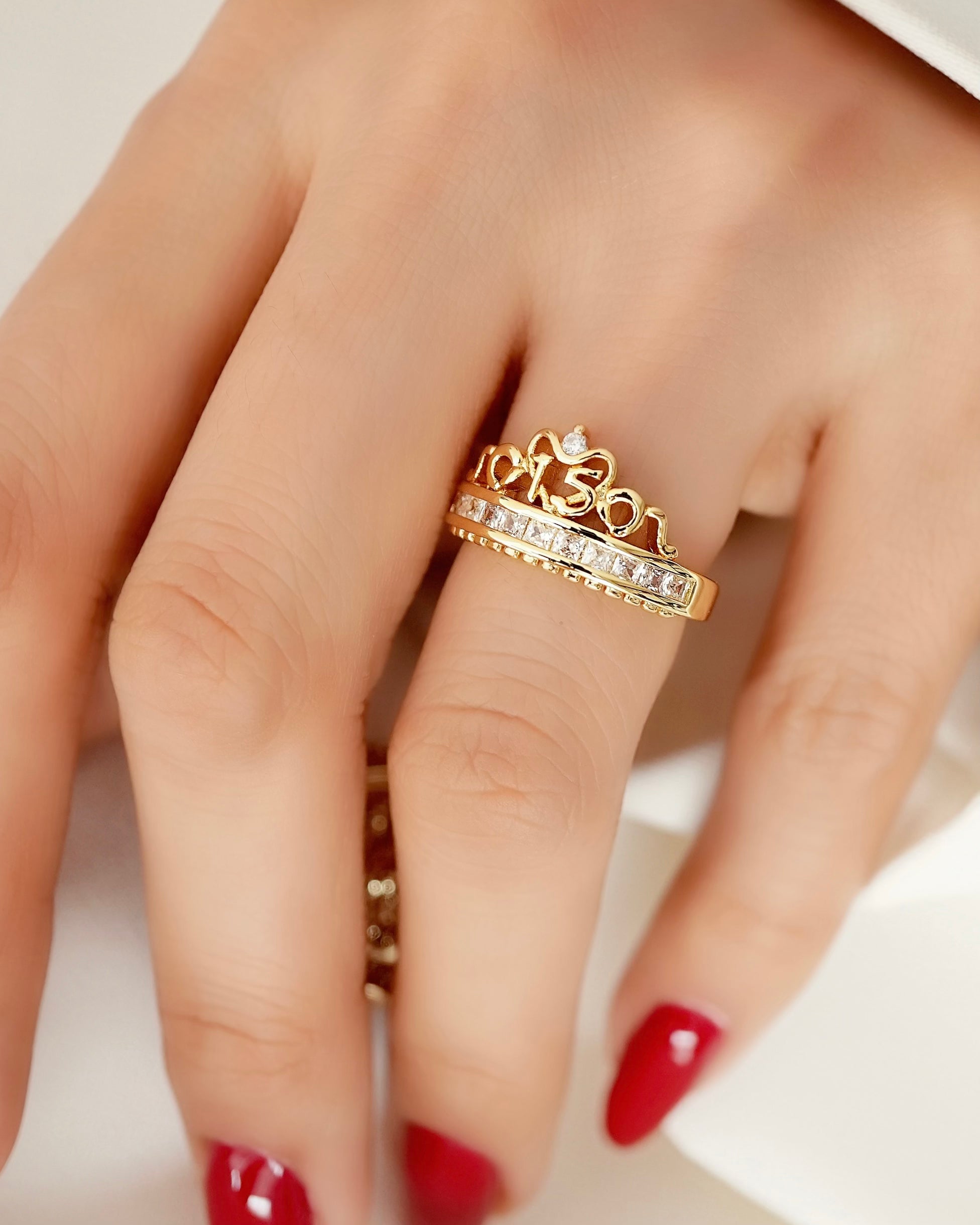 ANILLO 15 AÑOS CRISTAL 5528