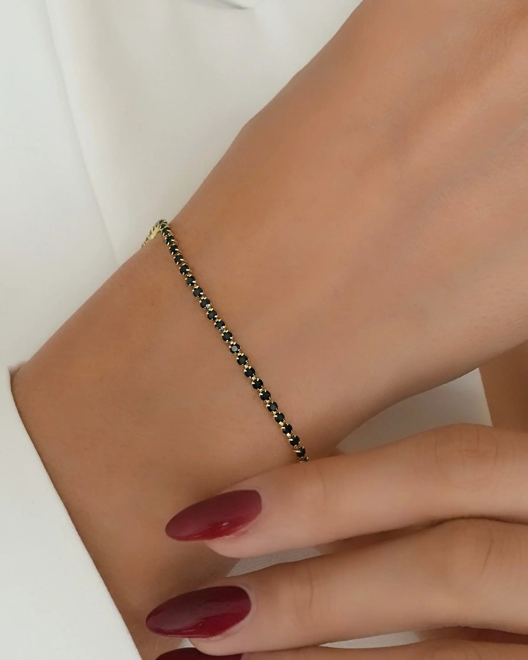 PULSERA TENIS 2,5 mm 17 + 2 CM OrolaminadoLuxus