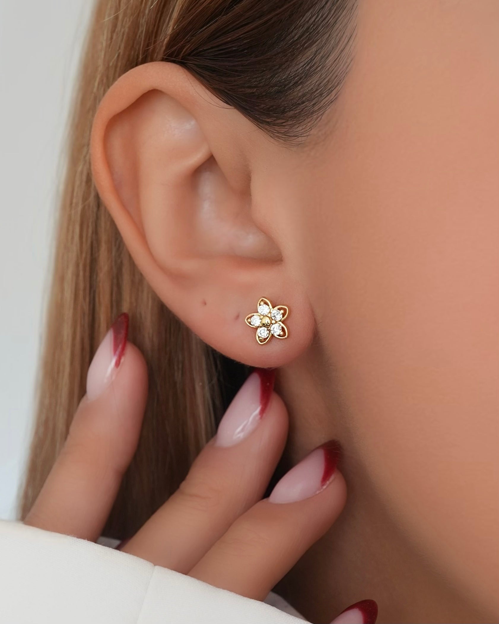 TOPO FLOR 5 PUNTAS CRISTAL 5085