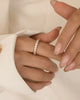 ANILLO STELLAR CRISTAL  5093 OrolaminadoLuxus