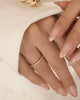 ANILLO CHURUMBELA CRISTAL  5097 OrolaminadoLuxus