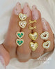 ARETES BE LOVE OrolaminadoLuxus