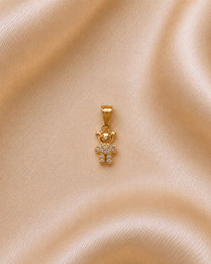 DIJE OSO TEDDY 9MM SMALL 6414 Oro laminado Luxus