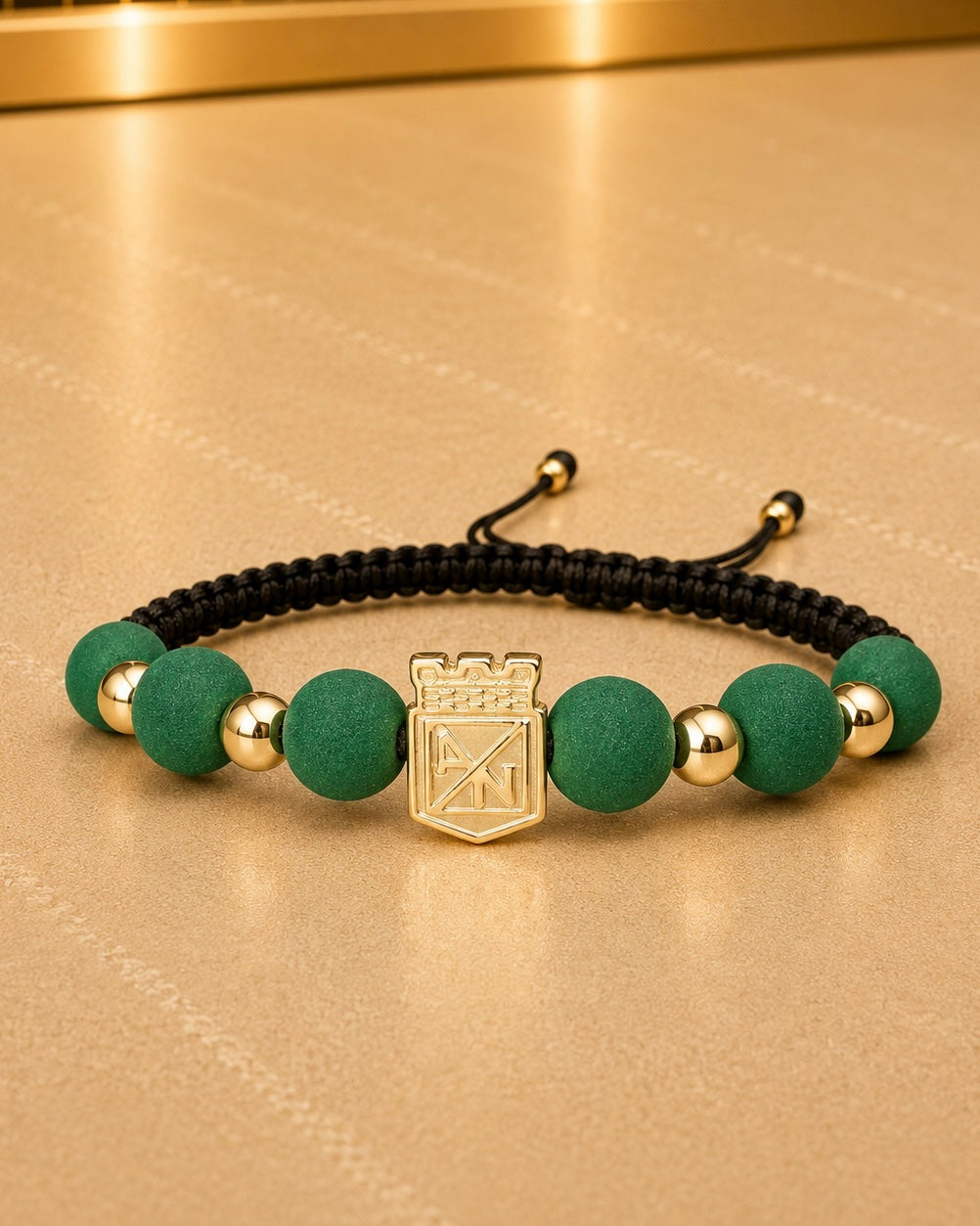 BRAZALETE ATLETICO NACIONAL  5861 Oro laminado Luxus