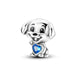 CHARMS DOG CORAZÓN AZUL 5148 OrolaminadoLuxus