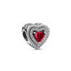 CHARMS CORAZÓN CRISTAL ROJO 5153 OrolaminadoLuxus