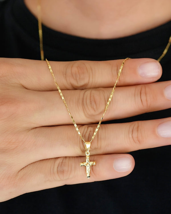 DIJE CRUZ MADERO 5670