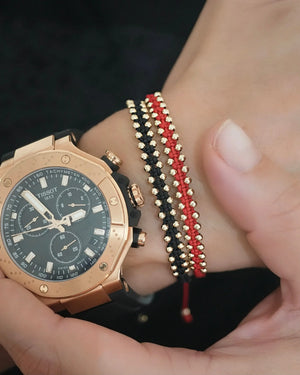 BRAZALETE B2.5M DOBLE CARRIL TEJIDA 2061 OrolaminadoLuxus