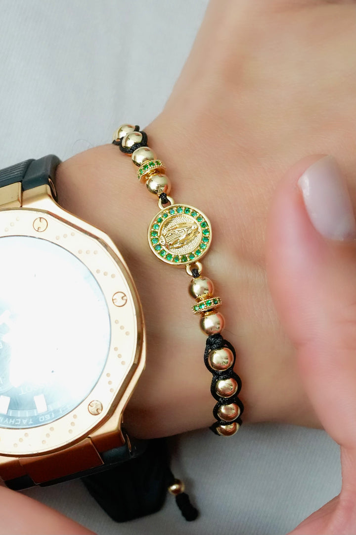 BRAZALETE VIRGEN GUADALUPE B 5MM 5726 OrolaminadoLuxus