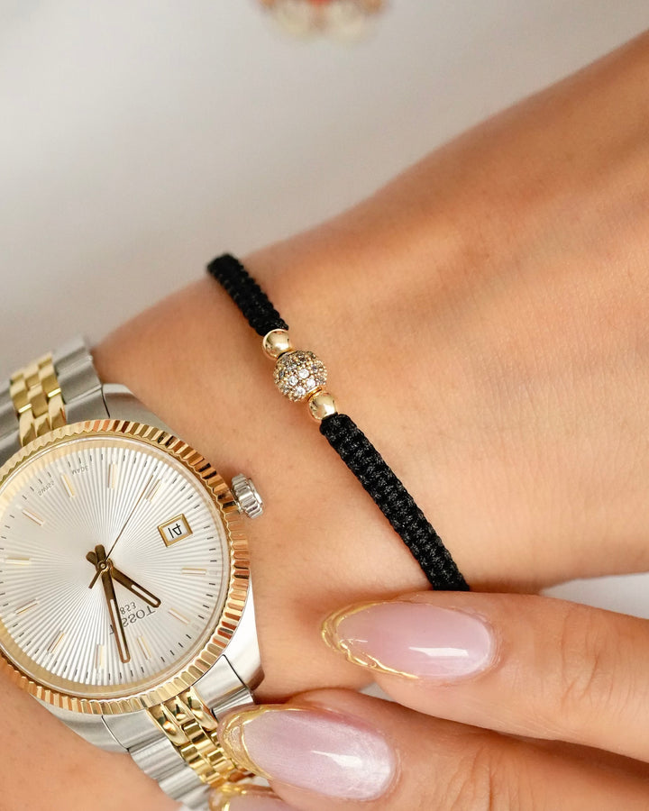 BRAZALETE BOLA DE FUEGO 6MM 5727 OrolaminadoLuxus