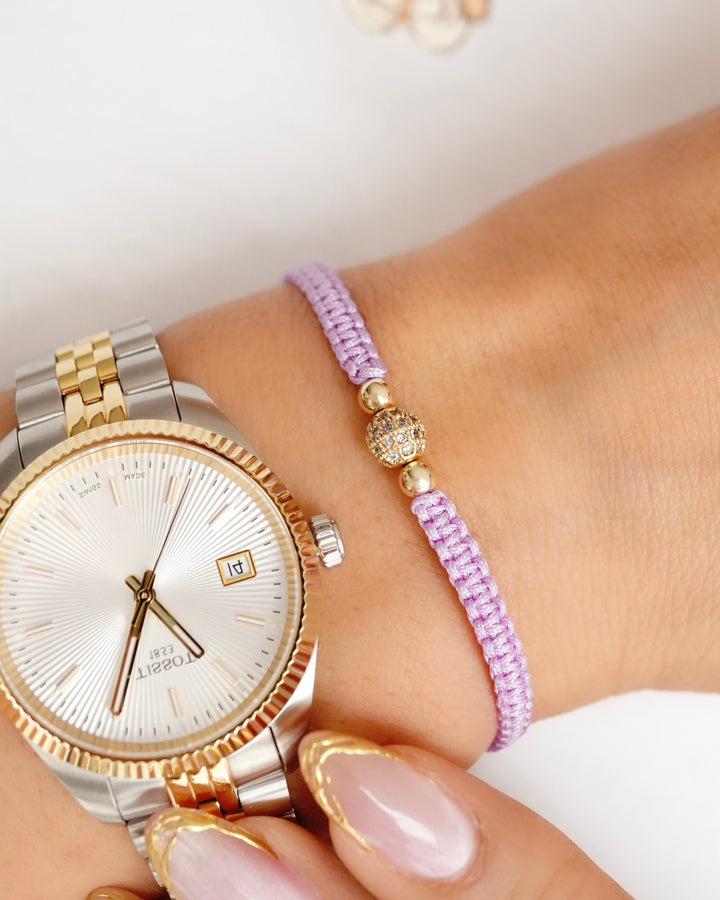 BRAZALETE BOLA DE FUEGO 6MM 5727 OrolaminadoLuxus