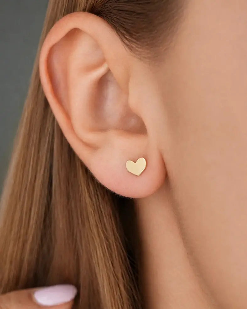 TOPO CORAZÓN LISO SMALL 6MM ID: 6413 Oro laminado Luxus