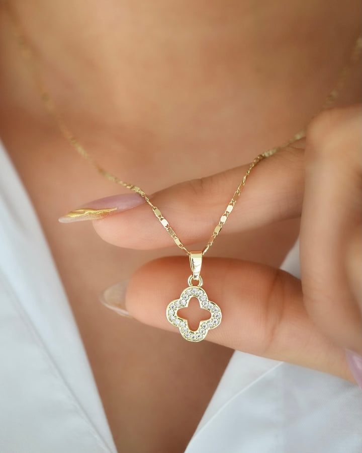 DIJE LUCKY BLOOM CRISTAL 5687 OrolaminadoLuxus