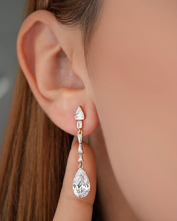 ARETE TOPO ENCANTO ROSADO 5660 OrolaminadoLuxus